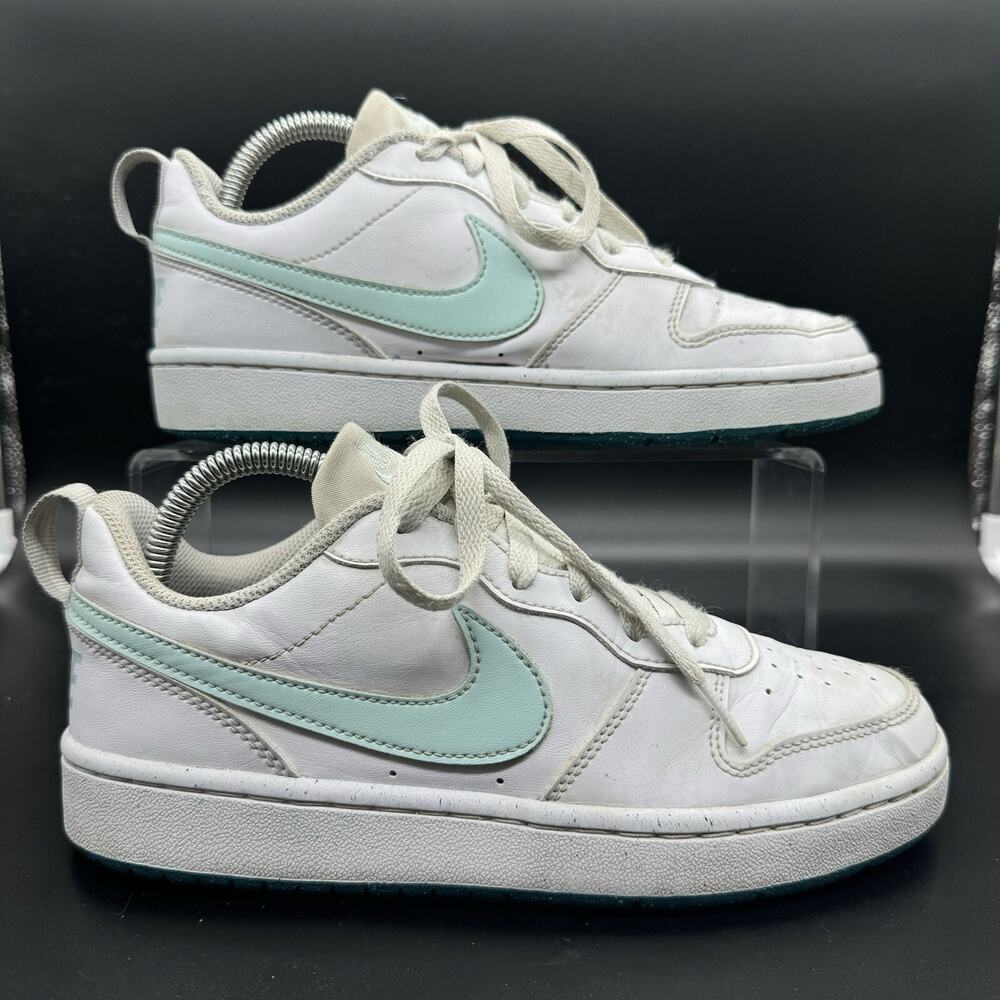 NIKE COURT BOROUGH LOW 'ICE TEAL' BIG KIDS SIZE 6Y WOMENS SIZE 7.5